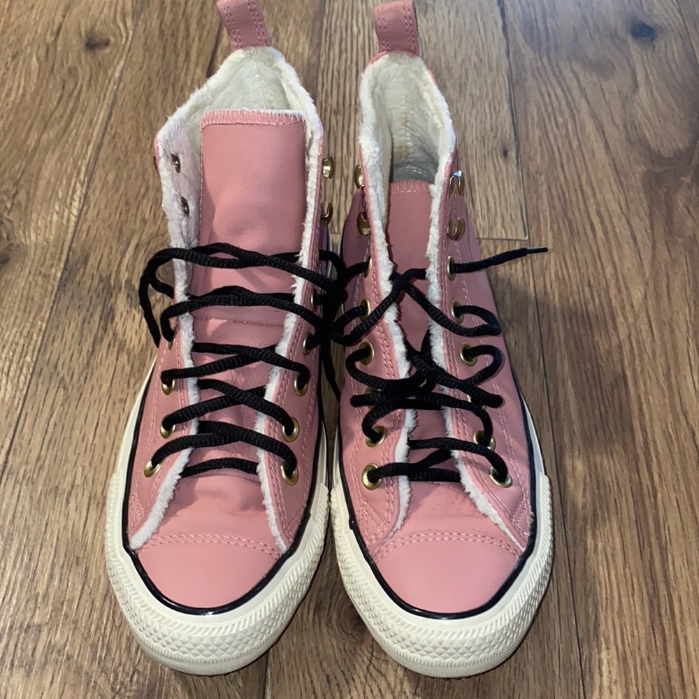 Converse Pink High-Top Sneakers